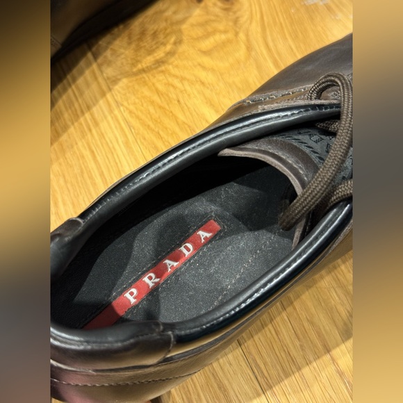 Prada Leather Sneaker - Brown US8 - Picture 8 of 9